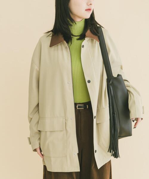 ITEMS URBANRESEARCH(アイテムズ アーバンリサーチ)の「襟配色 ハンティングジャケット(その他アウター・メンズ・ベージュ/チャコールグレー/カーキ・MEDIUM/LARGE)」の18枚目の写真