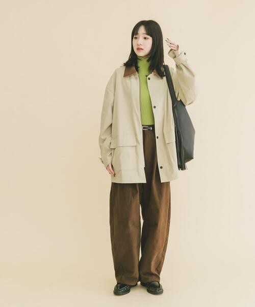 ITEMS URBANRESEARCH(アイテムズ アーバンリサーチ)の「襟配色 ハンティングジャケット(その他アウター・メンズ・ベージュ/チャコールグレー/カーキ・MEDIUM/LARGE)」の19枚目の写真