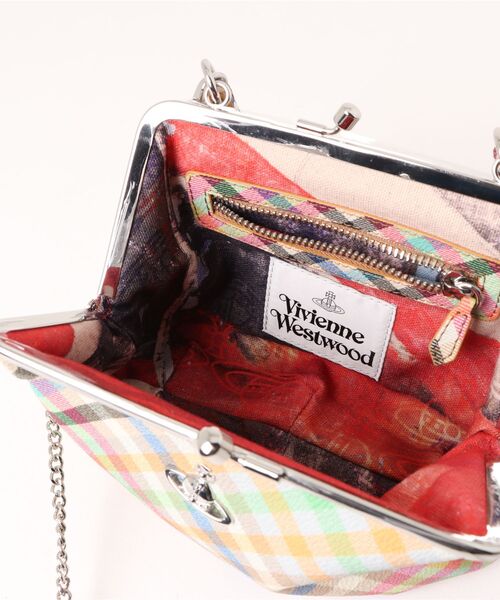 Vivienne Westwood(ヴィヴィアンウエストウッド)の「GRANNY FRAME PURSE(ハンドバッグ・レディース・チェック・FREE)」の4枚目の写真