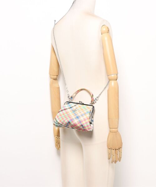 Vivienne Westwood(ヴィヴィアンウエストウッド)の「GRANNY FRAME PURSE(ハンドバッグ・レディース・チェック・FREE)」の5枚目の写真