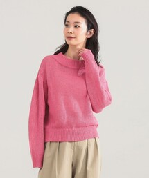 Demi-Luxe BEAMS | AK+1 / 3ゲージ ボトルネック プルオーバー(ニット/セーター)