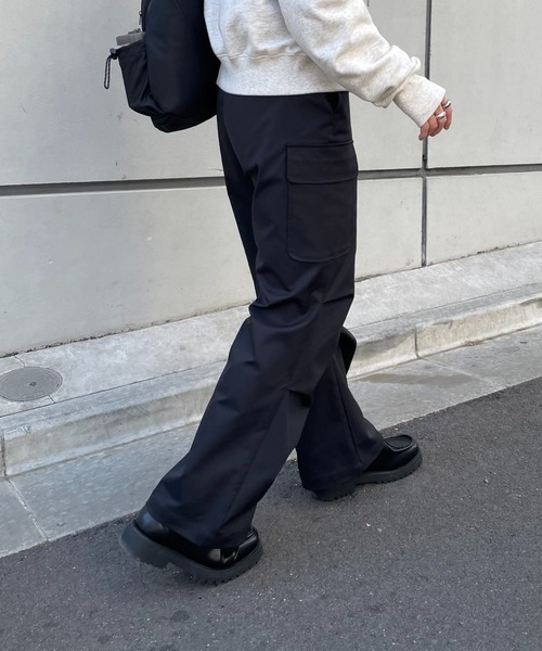 COLONY 2139（コロニートゥーワンスリーナイン）の「タックカーゴパンツ（カーゴパンツ・レディース・ブラウン/オフホワイト/ブラック/カーキ・SMALL/MEDIUM）」の14枚目の写真