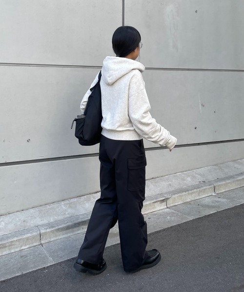 COLONY 2139（コロニートゥーワンスリーナイン）の「タックカーゴパンツ（カーゴパンツ・レディース・ブラウン/オフホワイト/ブラック/カーキ・SMALL/MEDIUM）」の18枚目の写真