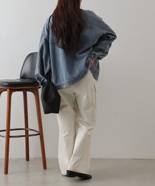 COLONY 2139（コロニートゥーワンスリーナイン）の「タックカーゴパンツ（カーゴパンツ・レディース・ブラウン/オフホワイト/ブラック/カーキ・SMALL/MEDIUM）」の12枚目の写真