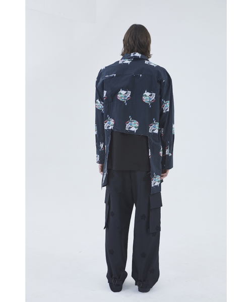 BMUETTE(ビムウィエ)の「ストリートギャラリーTシャツインシャツ(シャツ/ブラウス・メンズ・ブラック・SMALL/MEDIUM)」の3枚目の写真