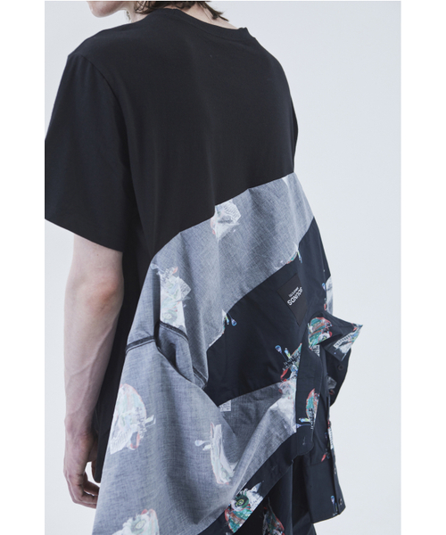 BMUETTE(ビムウィエ)の「ストリートギャラリーTシャツインシャツ(シャツ/ブラウス・メンズ・ブラック・SMALL/MEDIUM)」の4枚目の写真