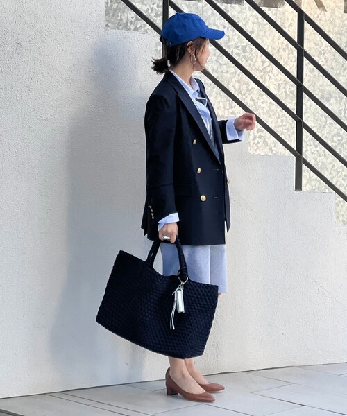 NOLLEY’S(ノーリーズ)の「メッシュトートLL(トートバッグ・レディース・ネイビー/ブラウン系その他/ブラック・FREE)」の6枚目の写真