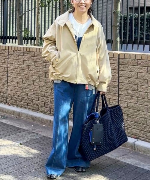 NOLLEY’S(ノーリーズ)の「メッシュトートLL(トートバッグ・レディース・ネイビー/ブラウン系その他/ブラック・FREE)」の8枚目の写真