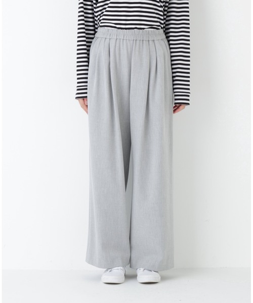 human woman(ヒューマンウーマン)の「裏起毛ワイドパンツ(その他パンツ・レディース・グレー系その他/グレー・MEDIUM/SMALL)」の5枚目の写真