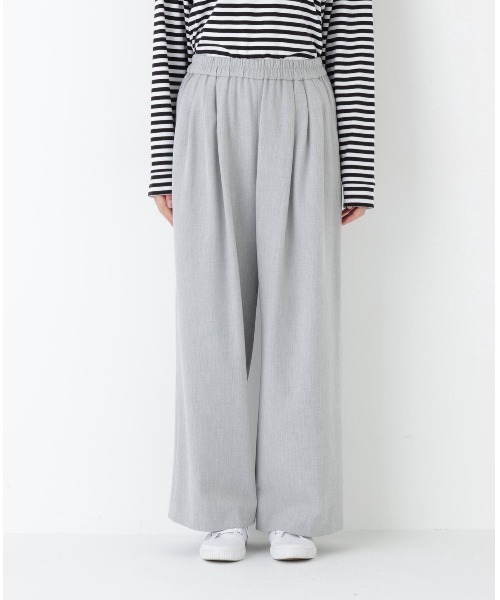 human woman(ヒューマンウーマン)の「裏起毛ワイドパンツ(その他パンツ・レディース・グレー系その他/グレー・MEDIUM/SMALL)」の10枚目の写真