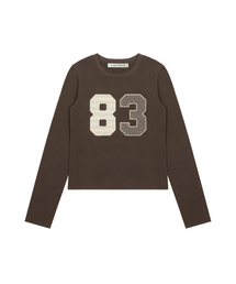 L20 83 PATCH LONG SLEEVE(BROWN)