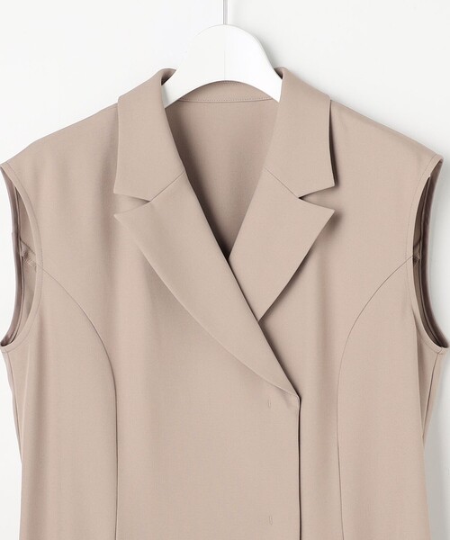 ANY SIS（エニィスィス）の「【2WAY】テーラードジレ ワンピース（ワンピース・レディース・黄土色系/カーキ系・SMALL/MEDIUM/LARGE）」の7枚目の写真