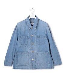 J.PRESS YORK STREET（ジェイプレスヨークストリート）の「【UNISEX】ライトオンス デニムカバーオール（デニムジャケット）」