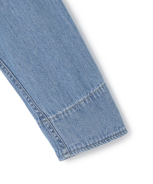 J.PRESS YORK STREET(ジェイプレスヨークストリート)の「【UNISEX】ライトオンス デニムカバーオール(デニムジャケット・メンズ・ダルブルー系/ネイビー系・SMALL/MEDIUM/LARGE)」の5枚目の写真