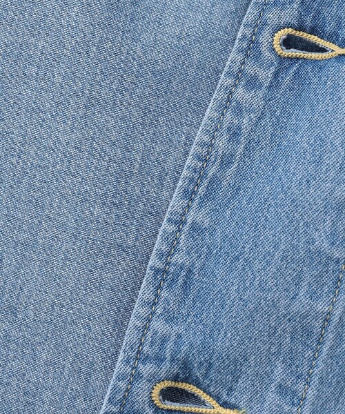 J.PRESS YORK STREET(ジェイプレスヨークストリート)の「【UNISEX】ライトオンス デニムカバーオール(デニムジャケット・メンズ・ダルブルー系/ネイビー系・SMALL/MEDIUM/LARGE)」の10枚目の写真