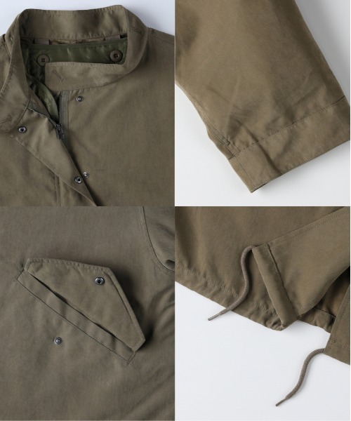 Right-on（ライトオン）の「【HONEYSUCKLE ROSE】モッズショートコート (ライナー取り外し / オーバーサイズ / ヴィンテージフェード)（モッズコート・レディース・ブラック/カーキブラウン・S/M/L）」の20枚目の写真