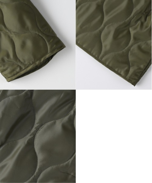 Right-on（ライトオン）の「【HONEYSUCKLE ROSE】モッズショートコート (ライナー取り外し / オーバーサイズ / ヴィンテージフェード)（モッズコート・レディース・ブラック/カーキブラウン・S/M/L）」の22枚目の写真