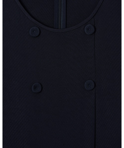EMPORIO ARMANI（エンポリオアルマーニ）の「【エンポリオ アルマーニ】Icon ダブルブレストスーツ フルイドアーミュア ファブリック（ドレス・レディース・ネイビー系・40/38）」の3枚目の写真