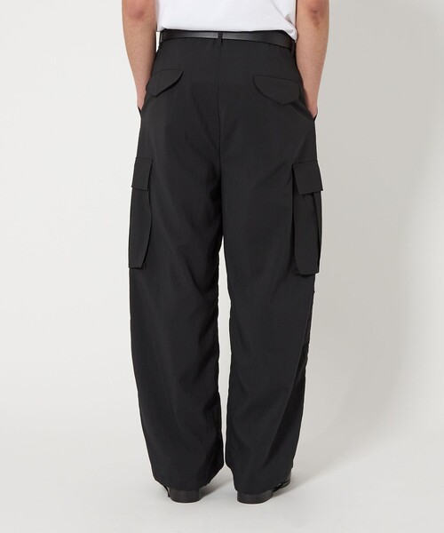 MONKEY TIME（モンキータイム）の「RENU TROシリーズ カーゴ イージー パンツ-セットアップ対応-（カーゴパンツ・メンズ・ブラック/ダークグレー・S/M/L/XL）」の5枚目の写真