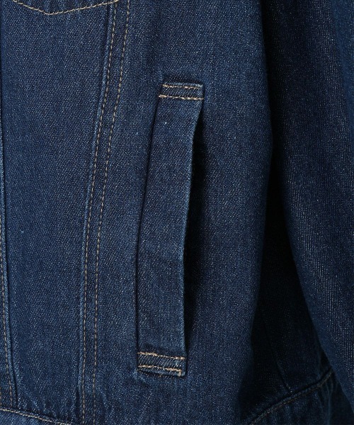 F i.n.t（フィント）の「袖口リボンデニムジャケット/fint フィント（デニムジャケット・レディース・ブラック/インディゴブルー・FREE）」の17枚目の写真