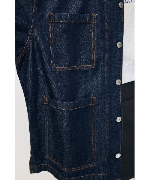 26年SS新作】TENCEL(TM) DENIM カバーオール（デニムジャケット