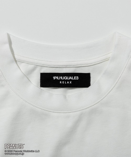 1PIU1UGUALE3 RELAX (ウノピゥウノウグァーレトレ リラックス)の「1PIU1UGUALE3 RELAX(ウノピゥウノウグァーレトレ リラックス)【スヌーピー】ジョー・クールロングTシャツ(Tシャツ/カットソー・メンズ・ブラック/ホワイト・L/M/S/XXL/XL)」の21枚目の写真