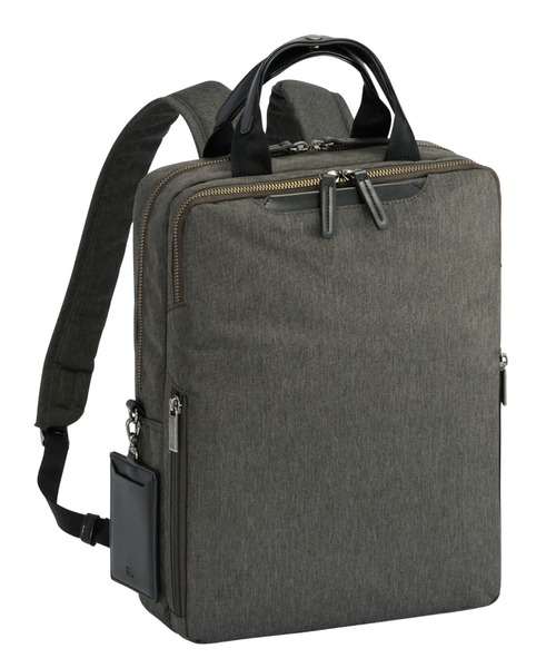 ace.（エース）の「ビジネスリュック フィッテムヘザー 12L A4サイズ 13.3インチPC メランジ素材 20111（ビジネスバッグ・レディース・ブラック/グレー・FREE）」の19枚目の写真