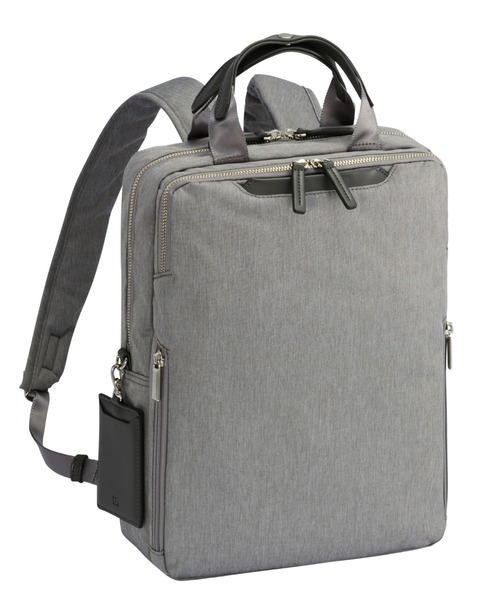 ace.（エース）の「ビジネスリュック フィッテムヘザー 12L A4サイズ 13.3インチPC メランジ素材 20111（ビジネスバッグ・レディース・ブラック/グレー・FREE）」の20枚目の写真