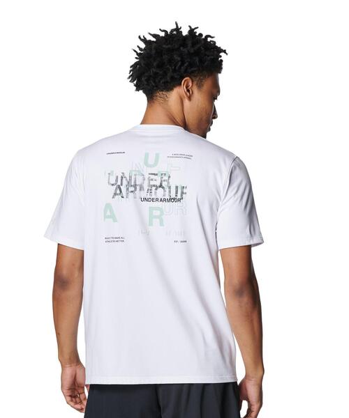 UNDER ARMOUR(アンダーアーマー)の「UAモチベート グラフィック ショートスリーブ Tシャツ(トレーニング/メンズ)(Tシャツ/カットソー・メンズ・ホワイト・S/L/XL/2XL/M)」の2枚目の写真