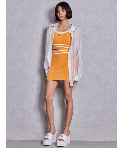 GYDA（ジェイダ）の「GG PUFFYタンクソールサンダル（サンダル・レディース・オフホワイト/ブラック・LARGE/MEDIUM/SMALL）」の8枚目の写真