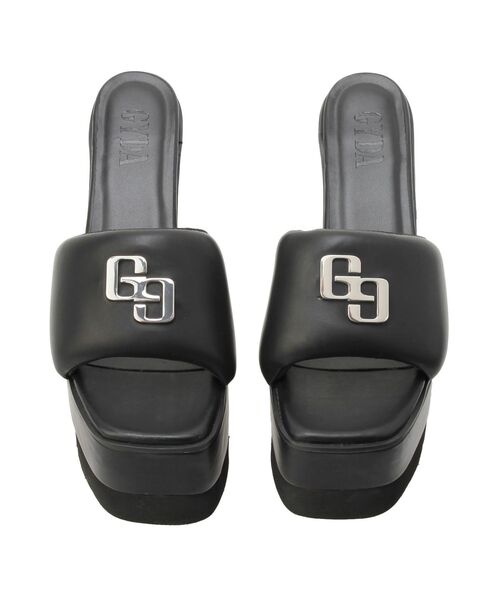GYDA（ジェイダ）の「GG PUFFYタンクソールサンダル（サンダル・レディース・オフホワイト/ブラック・LARGE/MEDIUM/SMALL）」の16枚目の写真