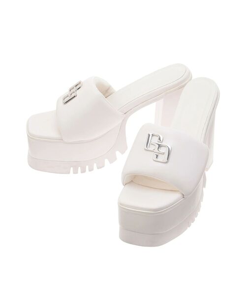 GYDA（ジェイダ）の「GG PUFFYタンクソールサンダル（サンダル・レディース・オフホワイト/ブラック・LARGE/MEDIUM/SMALL）」の21枚目の写真