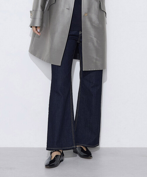 K.T KIYOKO TAKASE（キヨコタカセ）の「9オンスライトストレッチ ブーツカットデニム（デニムパンツ・レディース・ワンウォッシュ/グレー/インディゴブルー・7号/11号/9号）」の3枚目の写真