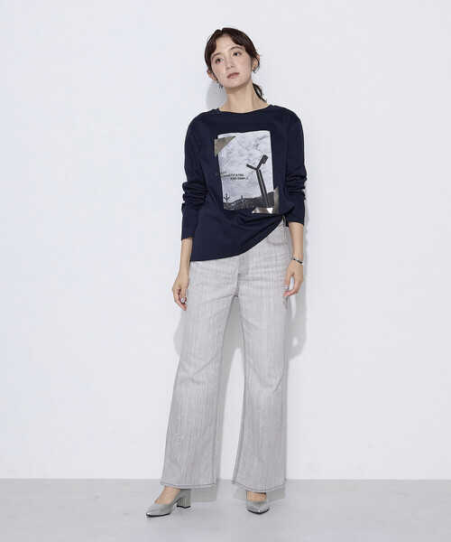 K.T KIYOKO TAKASE（キヨコタカセ）の「9オンスライトストレッチ ブーツカットデニム（デニムパンツ・レディース・ワンウォッシュ/グレー/インディゴブルー・7号/11号/9号）」の6枚目の写真