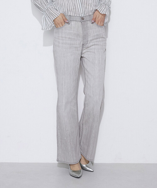 K.T KIYOKO TAKASE（キヨコタカセ）の「9オンスライトストレッチ ブーツカットデニム（デニムパンツ・レディース・ワンウォッシュ/グレー/インディゴブルー・7号/11号/9号）」の8枚目の写真