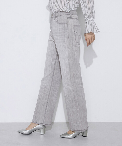 K.T KIYOKO TAKASE（キヨコタカセ）の「9オンスライトストレッチ ブーツカットデニム（デニムパンツ・レディース・ワンウォッシュ/グレー/インディゴブルー・7号/11号/9号）」の9枚目の写真