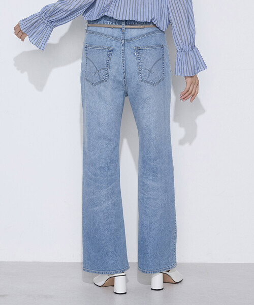 K.T KIYOKO TAKASE（キヨコタカセ）の「9オンスライトストレッチ ブーツカットデニム（デニムパンツ・レディース・ワンウォッシュ/グレー/インディゴブルー・7号/11号/9号）」の17枚目の写真