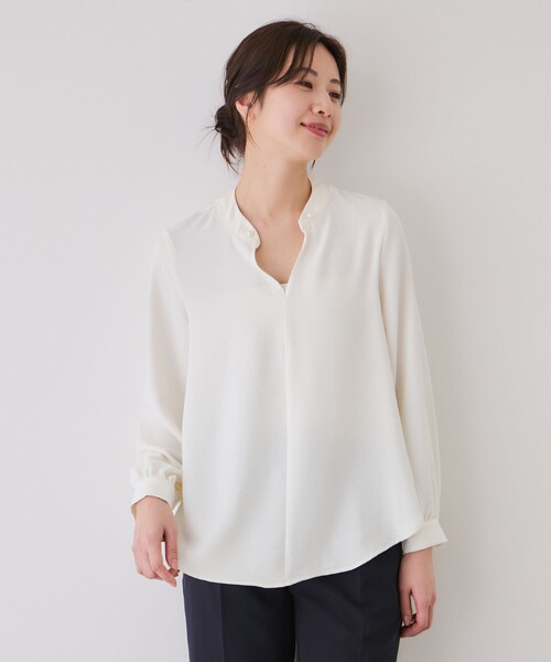 Jayro(ジャイロ)の「取り外しタイ付きブラウス(シャツ/ブラウス・レディース・ブラック/ホワイト系その他2・M)」の19枚目の写真