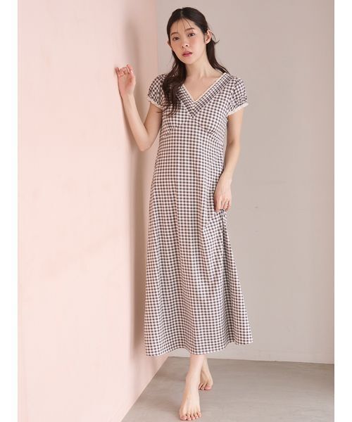 スナイデルホーム　SNIDEL ワンピース　ルームウェア Moilis】ワンピース（ルームウェア/パジャマ）｜SNIDEL HOME