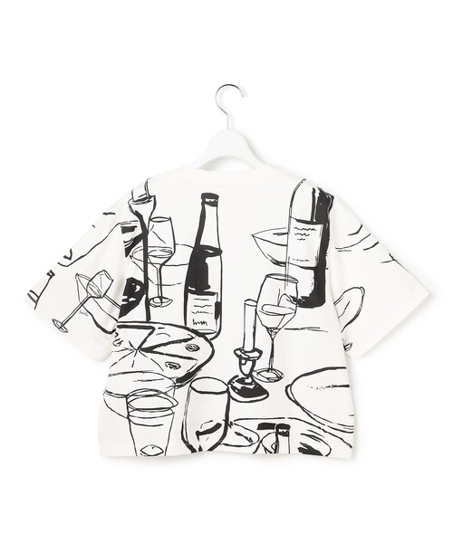ICB（アイシービー）の「MILANO プリントTシャツ（Tシャツ/カットソー・レディース・アイボリー系8・X-SMALL/SMALL/MEDIUM）」の6枚目の写真