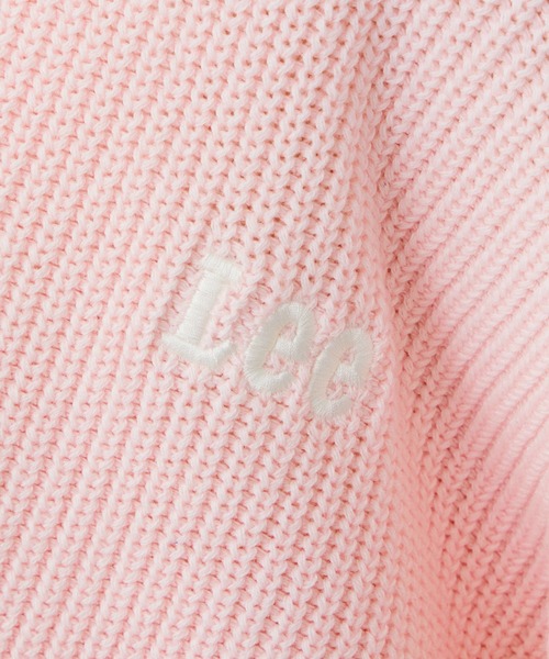 Lee(リー)の「Lee/リー ニットカーディガン(ニット/セーター・レディース・ピンク/ネイビー・MEDIUM/LARGE)」の8枚目の写真