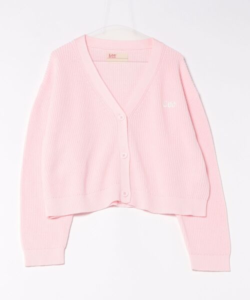Lee(リー)の「Lee/リー ニットカーディガン(ニット/セーター・レディース・ピンク/ネイビー・MEDIUM/LARGE)」の12枚目の写真