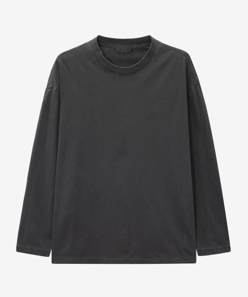 MINDBRIDGE(マインドブリッジ)の「コットン100% ピグメントオーバーサイズTシャツ(Tシャツ/カットソー・メンズ・グレー・100/95/105)」の3枚目の写真
