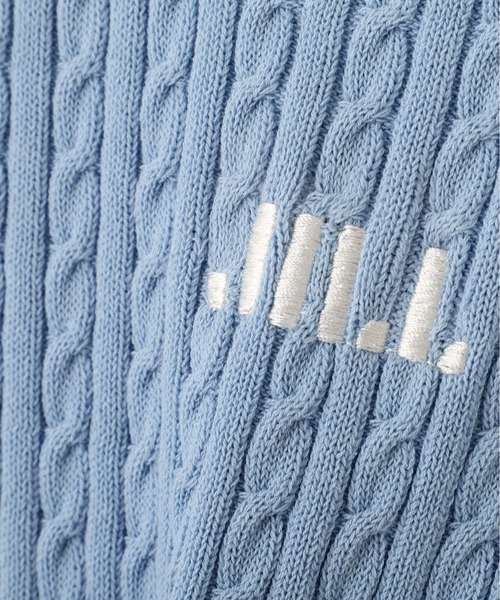 JILL by JILL STUART（ジルバイジルスチュアート）の「ミニケーブルコンパクトニット（ニット/セーター・レディース・ホワイト/ネイビー/ブルー・FREE）」の20枚目の写真