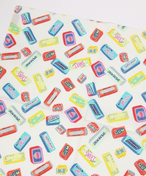 BAYFLOW（ベイフロー）の「BFモチーフハンカチ4　50×50（タオル・レディース・ネイビー/ブラック/ブルー/ホワイト・0）」の6枚目の写真