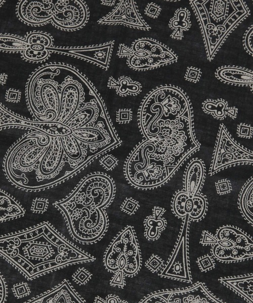 BAYFLOW（ベイフロー）の「BFモチーフハンカチ4　50×50（タオル・レディース・ネイビー/ブラック/ブルー/ホワイト・0）」の8枚目の写真