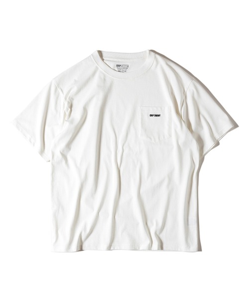 GRIP SWANY(グリップスワニー)の「【GSMCT-110T】 GS BOX LOGO POCKET TEE(Tシャツ/カットソー・メンズ・ホワイト/ブラック・S/M/L/XL)」の7枚目の写真