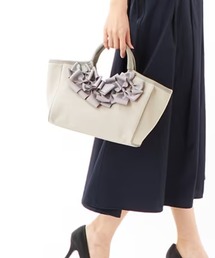 CANVAS x RIBBON TOTE