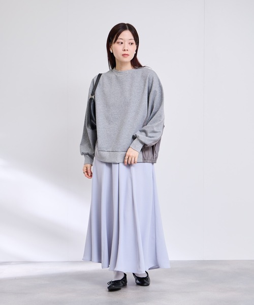 Mac-House（マックハウス）の「Free nature　イージーフレアスカート（スカート・レディース・ブラック/ブルー・M/L）」の13枚目の写真