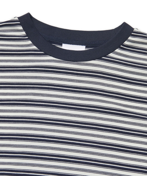 NOMANUAL(NOMANUAL)の「OFFBEAT STRIPE LONG SLEEVE TEE - BLACK(Tシャツ/カットソー・レディース・その他・SMALL/MEDIUM/LARGE/X-LARGE)」の3枚目の写真